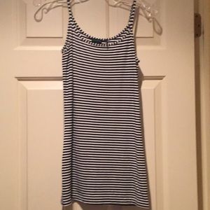 NWOT Tricotto Size Small Black-White Stripes Tank.